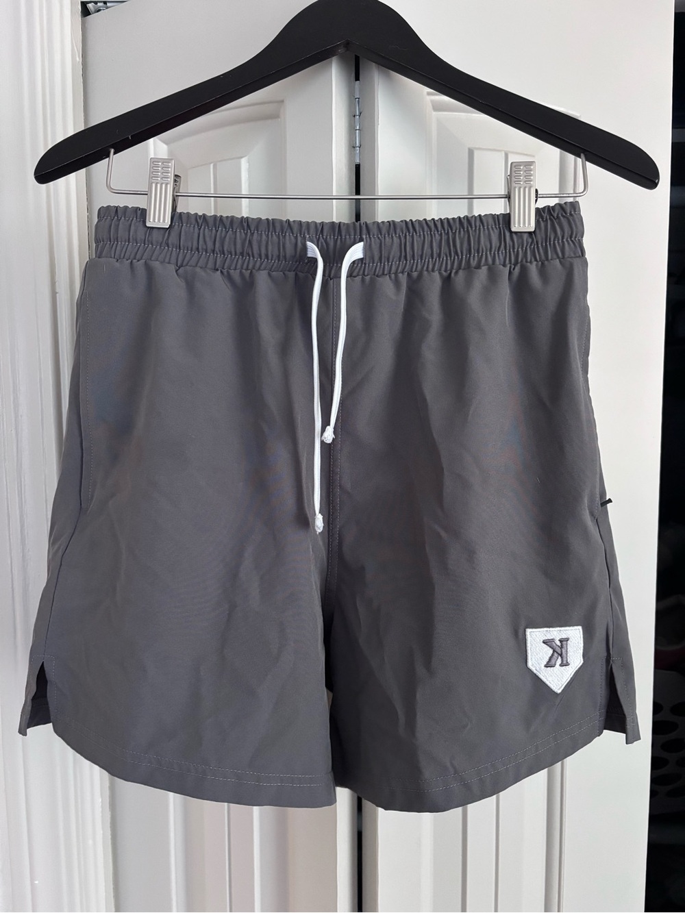 Pitchers Only Charcoal Gray Training Shorts Small
